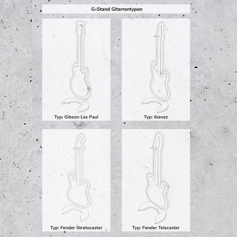 G+Stand Modern LED "E-Gitarre" Gibson Les Paul