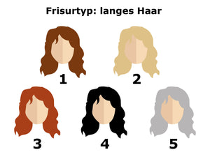 Brillenständer "Frau" hängend/stehend